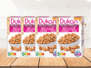 Lot de 4 céréales petit déjeuner pépites croustillantes saveur caramel