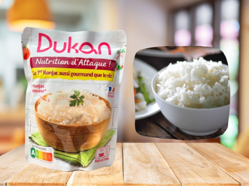 Perles de riz konjac doypack précuire prêtes à l'emploi<BR><B>Prix en baisse -2%</B>