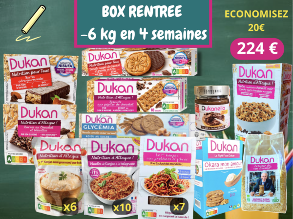 BOX RENTREE 4 SEMAINES – 6KG