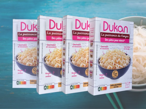 LOT DE 4 Shirataki de Konjac Dukan ZERO EAU & ZERO ODEUR