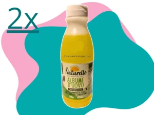 Pack hyper protéines - Lot de 2 Blanc d'œuf liquide nature 500 g