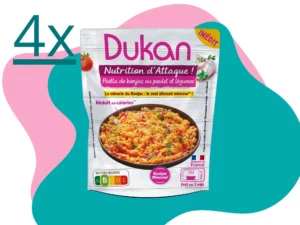 LE DEUXIEME LOT A - 50% # TOUJOURS BON Lot de 4 Paella de Konjac au poulet et légumes DDM 17 10 2026