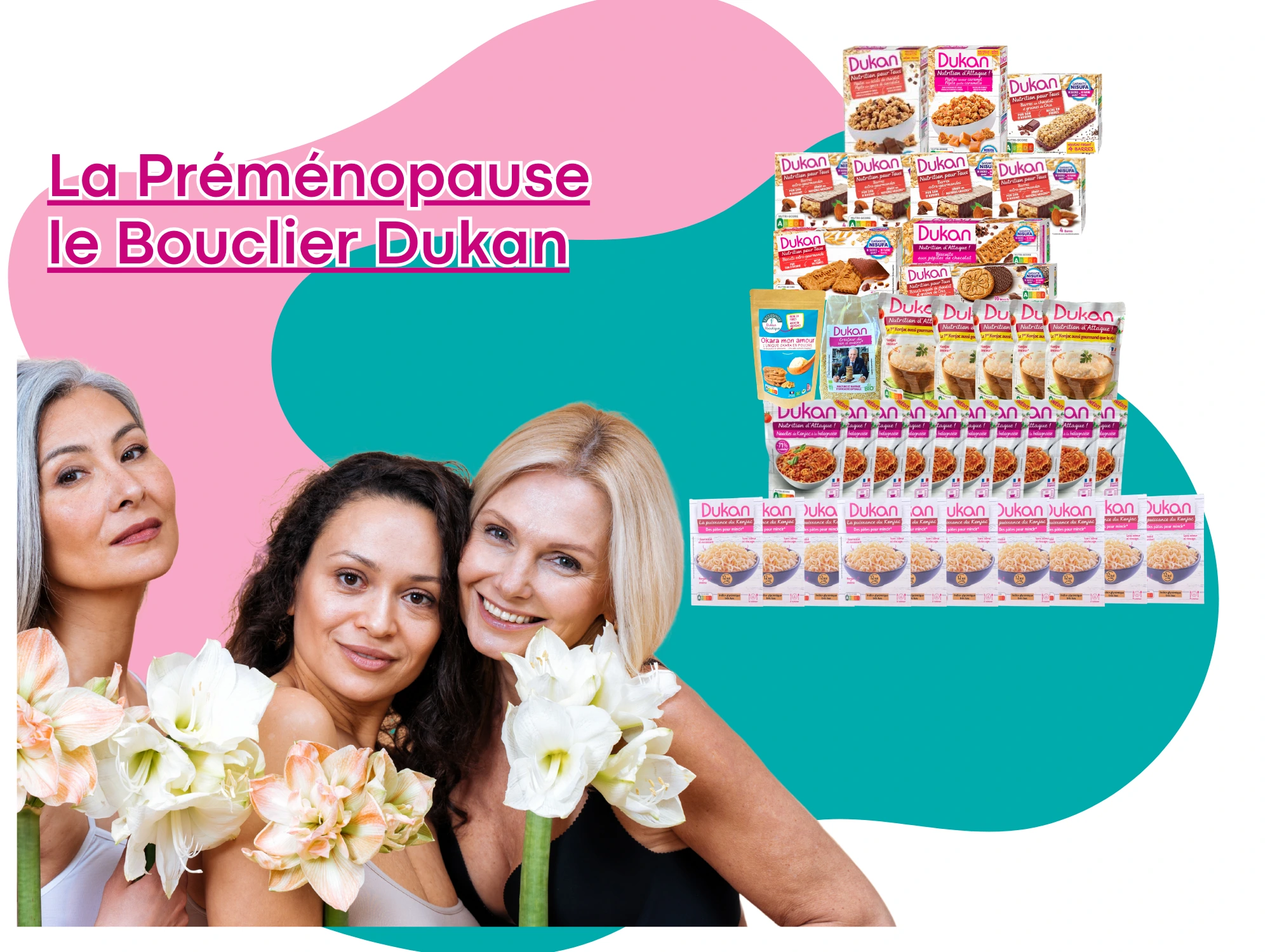 BOX  PRE-MENOPAUSE Bouclier DUKAN : 1mois