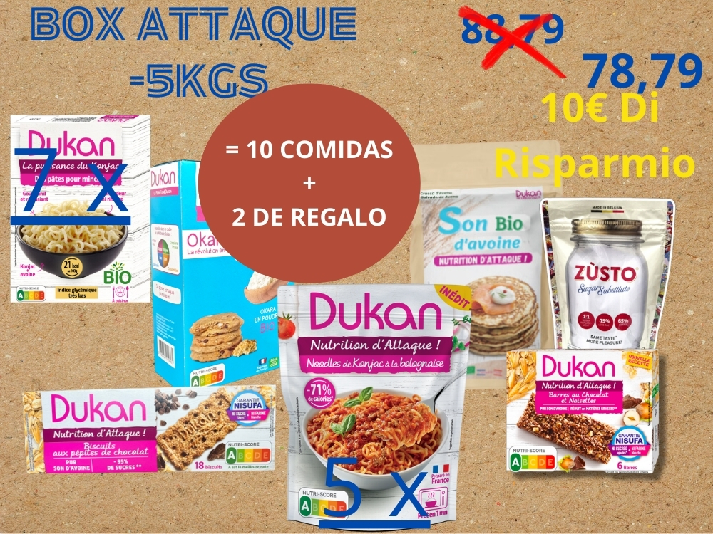 BOX ATAQUE OBJETIVO -5 kg