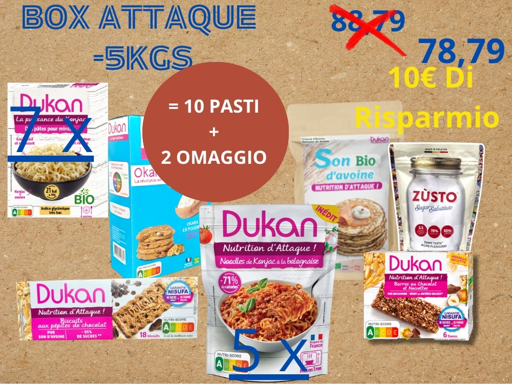 BOX ATTACCO – OBIETTIVO – 5 KG