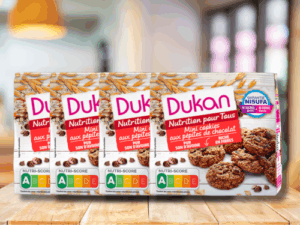 Lot de 4 mini cookies aux pépites de chocolat 100g