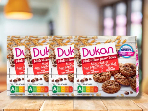 Lot de 4 mini cookies aux pépites de chocolat 100g
