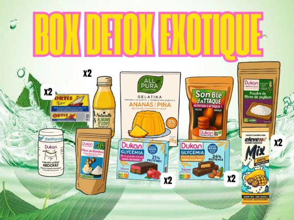 BOX  DETOX ETE EXOTIQUE  By Mélanie