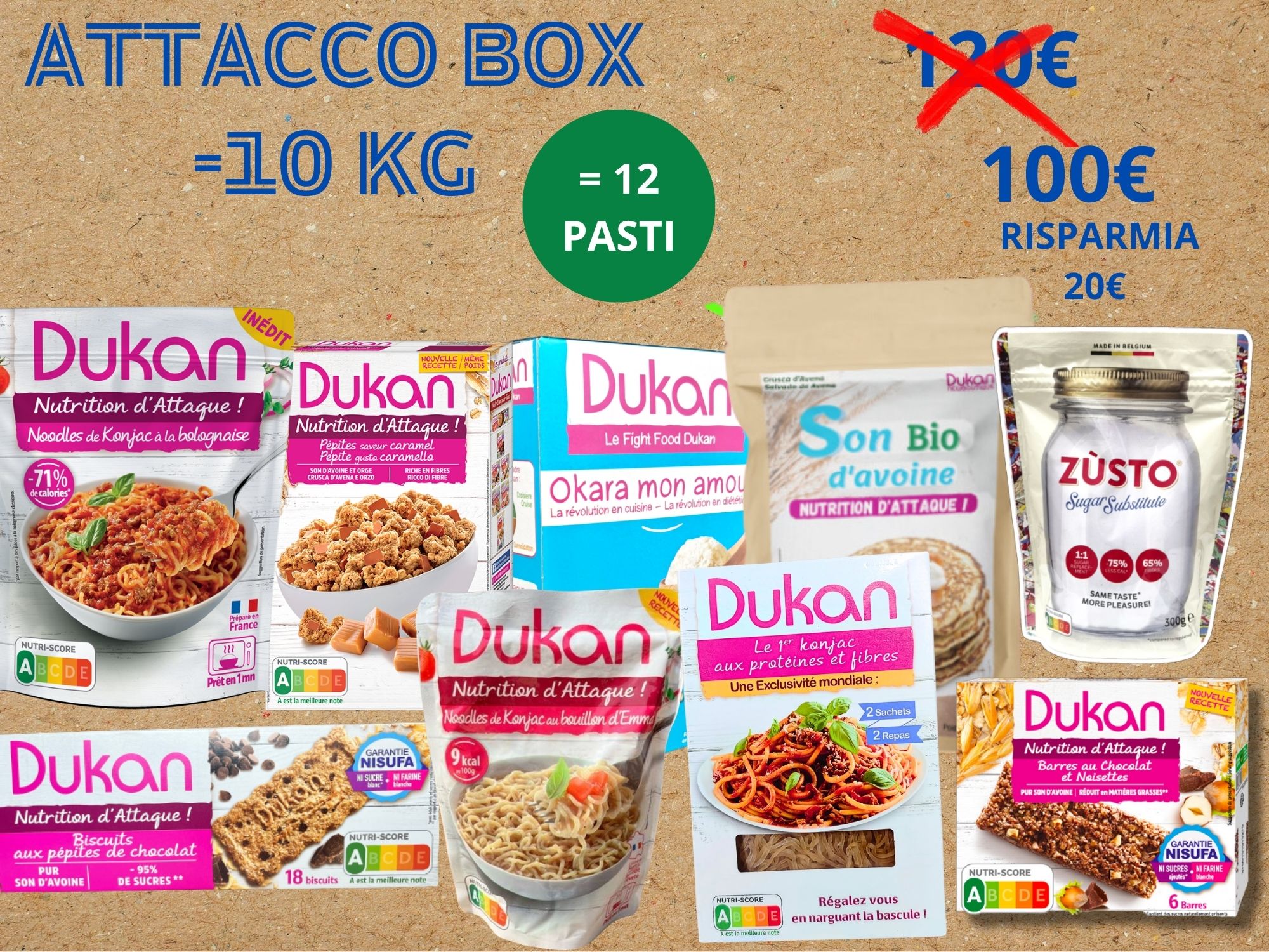 BOX ATTACCO - OBIETTIVO -10 kg