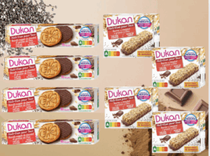 Lot de 4 Paquets de barres chia et de 4 de biscuits chia