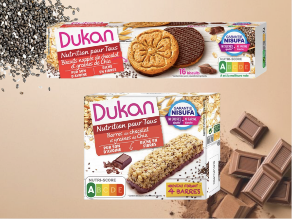 Lot de 1 barre chia et 1 de biscuits chia