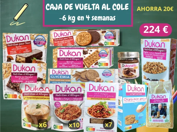 BOX VUELTA AL TRABAJO 4 SEMANAS – 6 KG