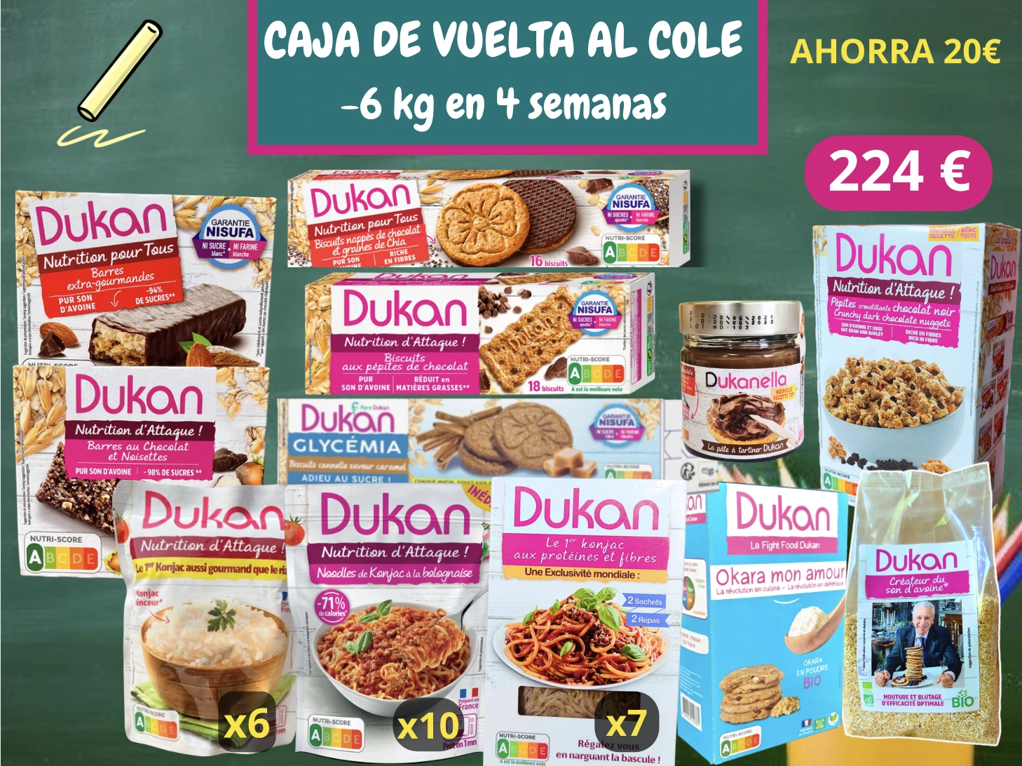 BOX VUELTA AL TRABAJO 4 SEMANAS – 6 KG