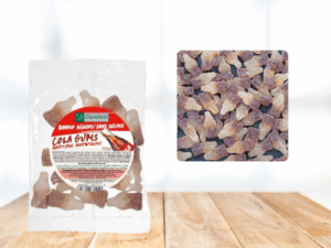 Caramelos de goma sabor cola 100 g <BR><B>Precio en descuento -10%/B>