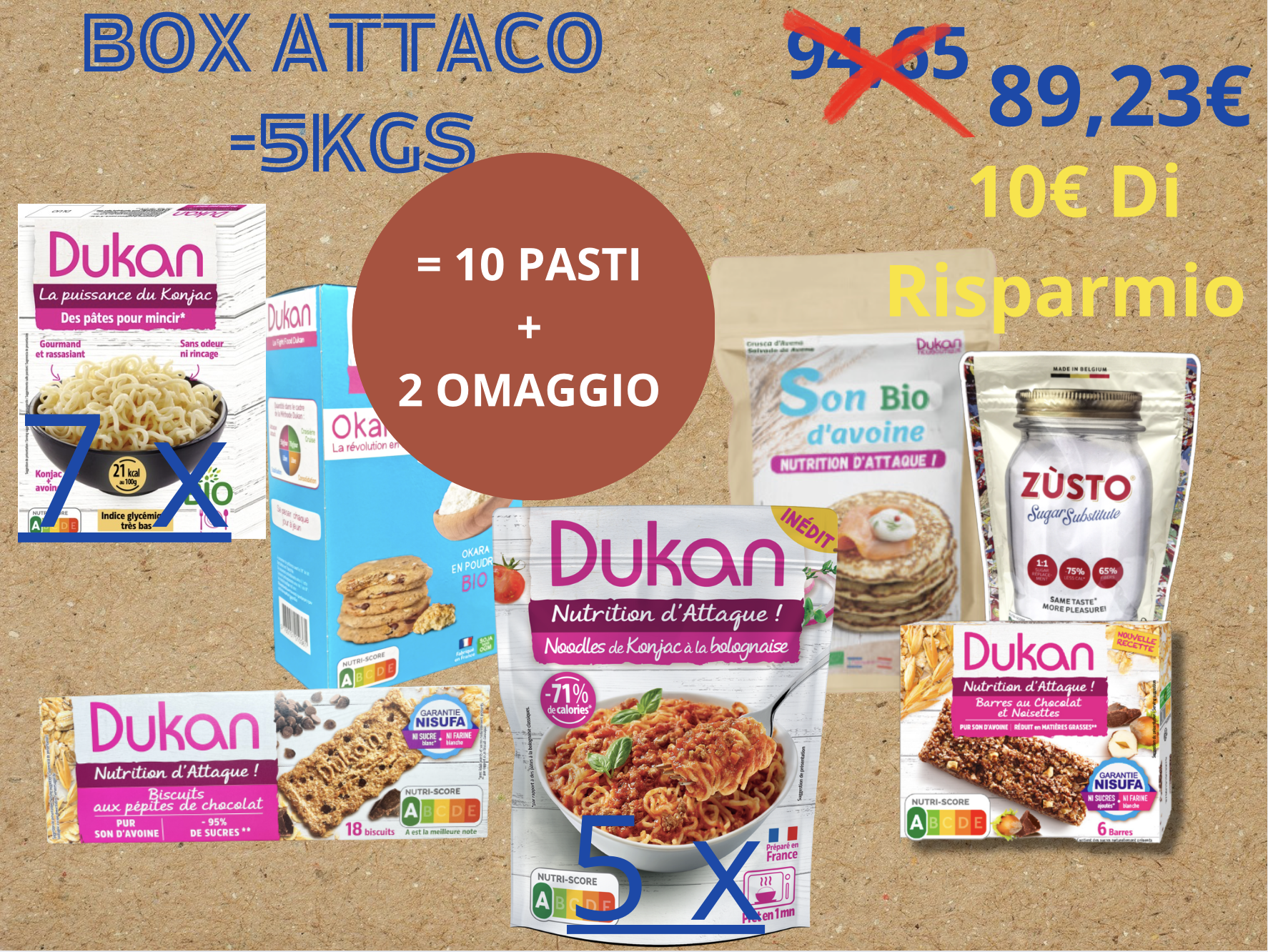 BOX ATTACCO - OBIETTIVO - 5 KG