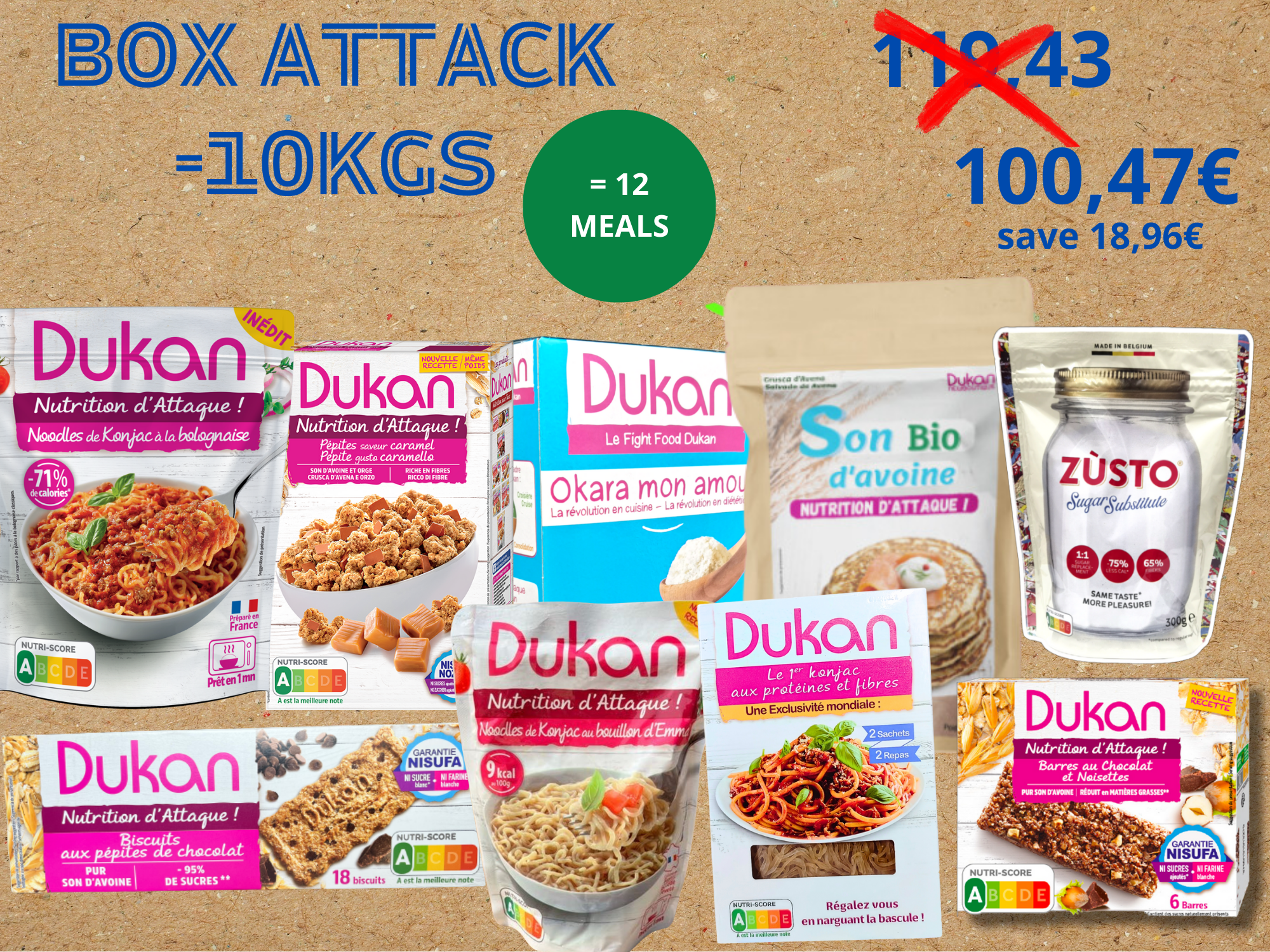 BOX ATTACK  : objectiv – 10KG