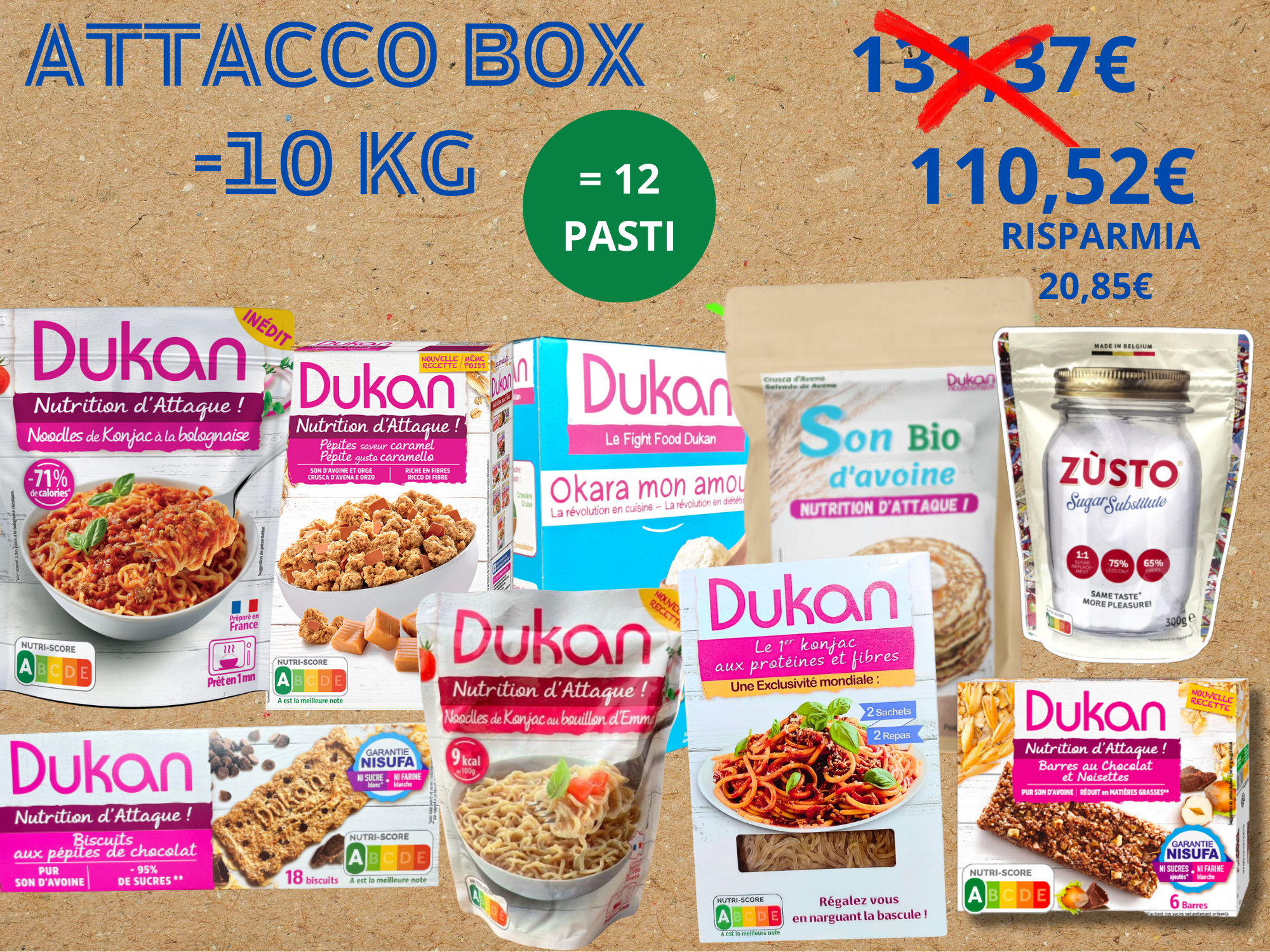 BOX ATTACCO - OBIETTIVO -10 kg