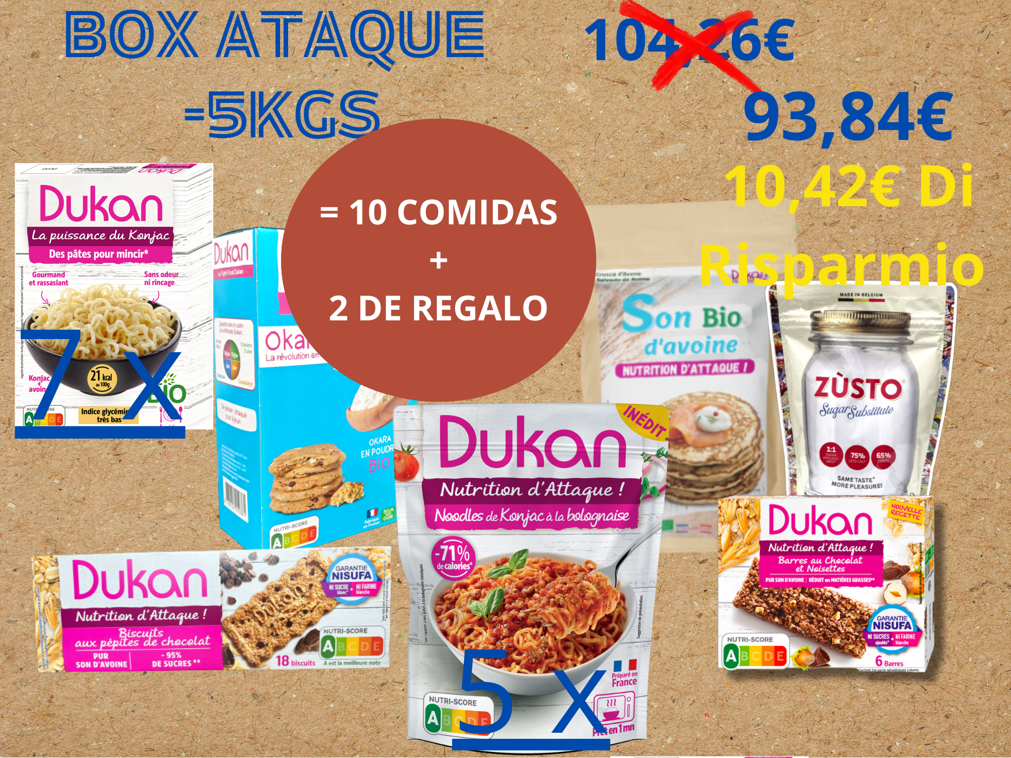 BOX ATAQUE OBJETIVO -5 kg