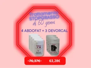 STOPGRASSO - 4 ABDOFAT + 3 DEVORCAL - trattamento di 60 giorni