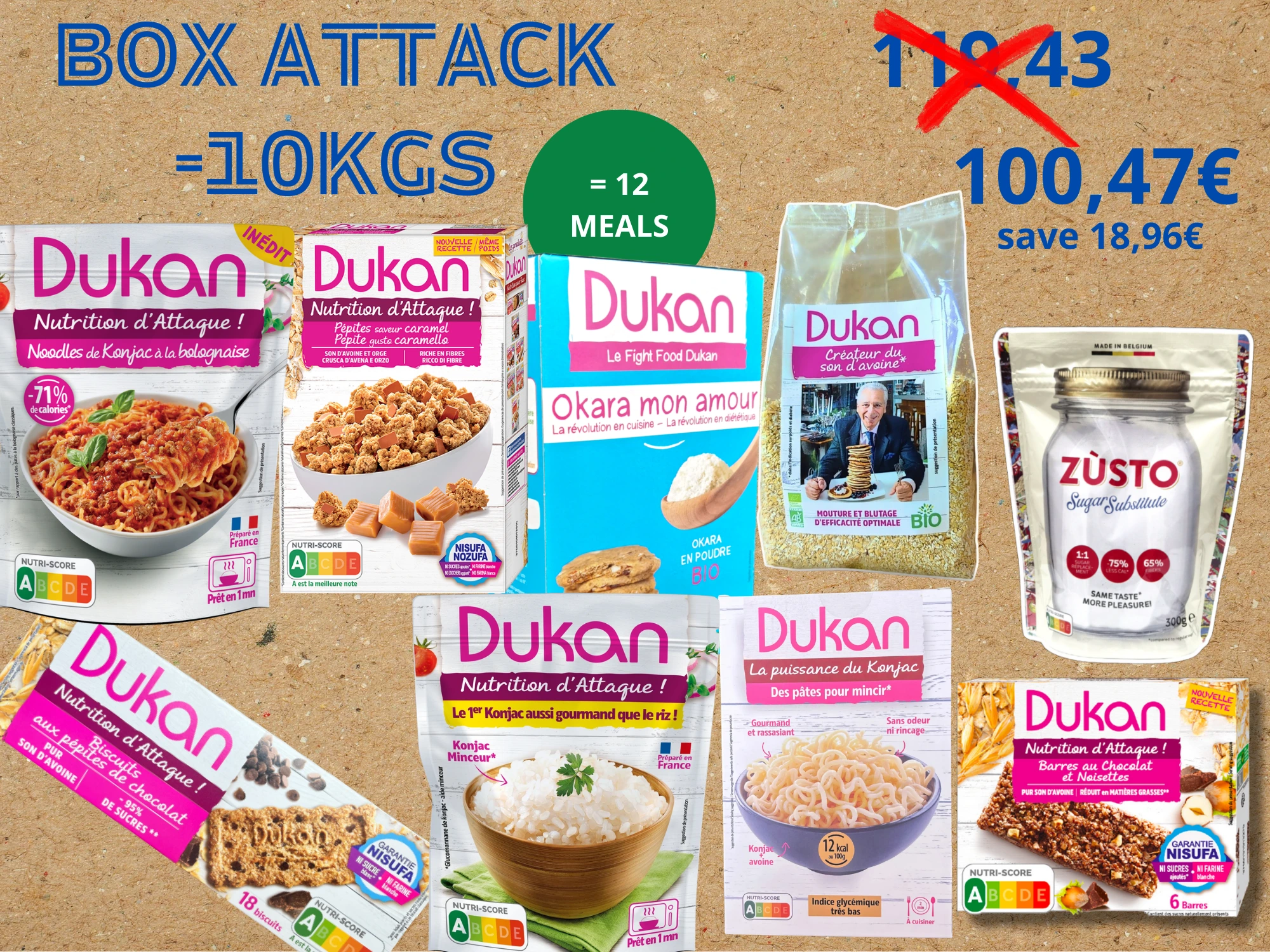 BOX ATTACK  : objectiv – 10KG