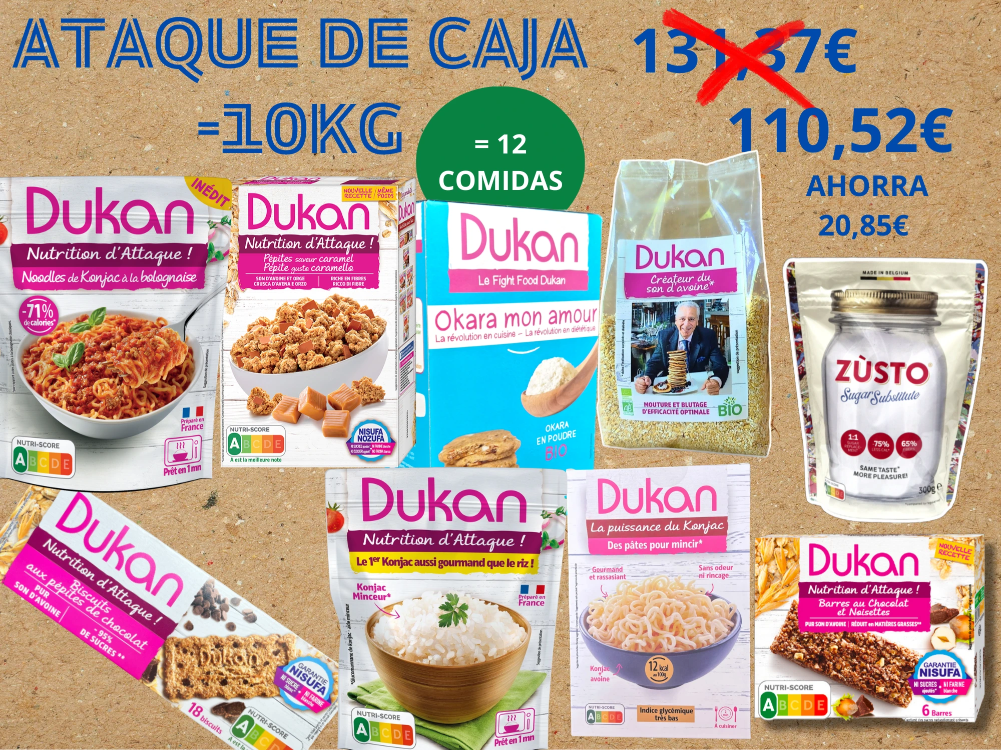 BOX ATAQUE OBJETIVO -10 kg