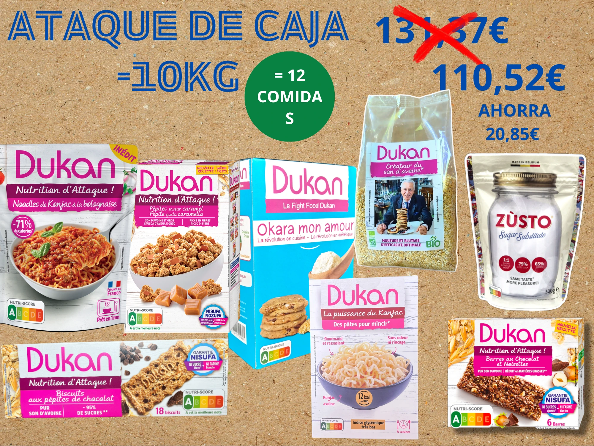 BOX ATAQUE OBJETIVO -10 kg