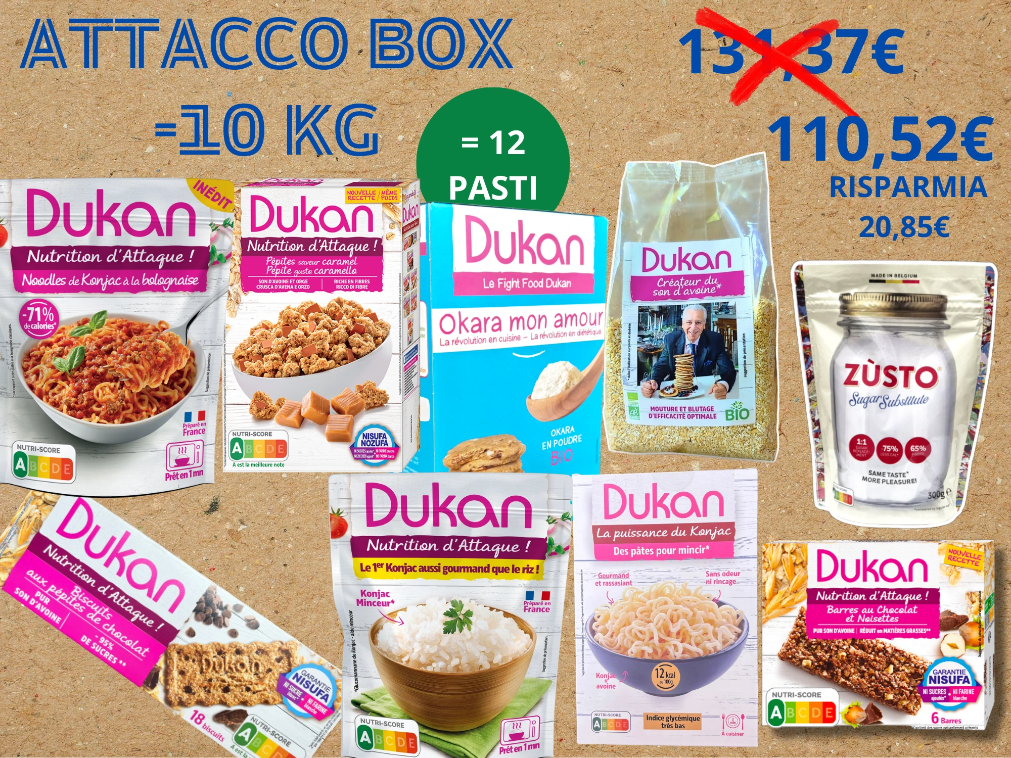 BOX ATTACCO - OBIETTIVO -10 kg