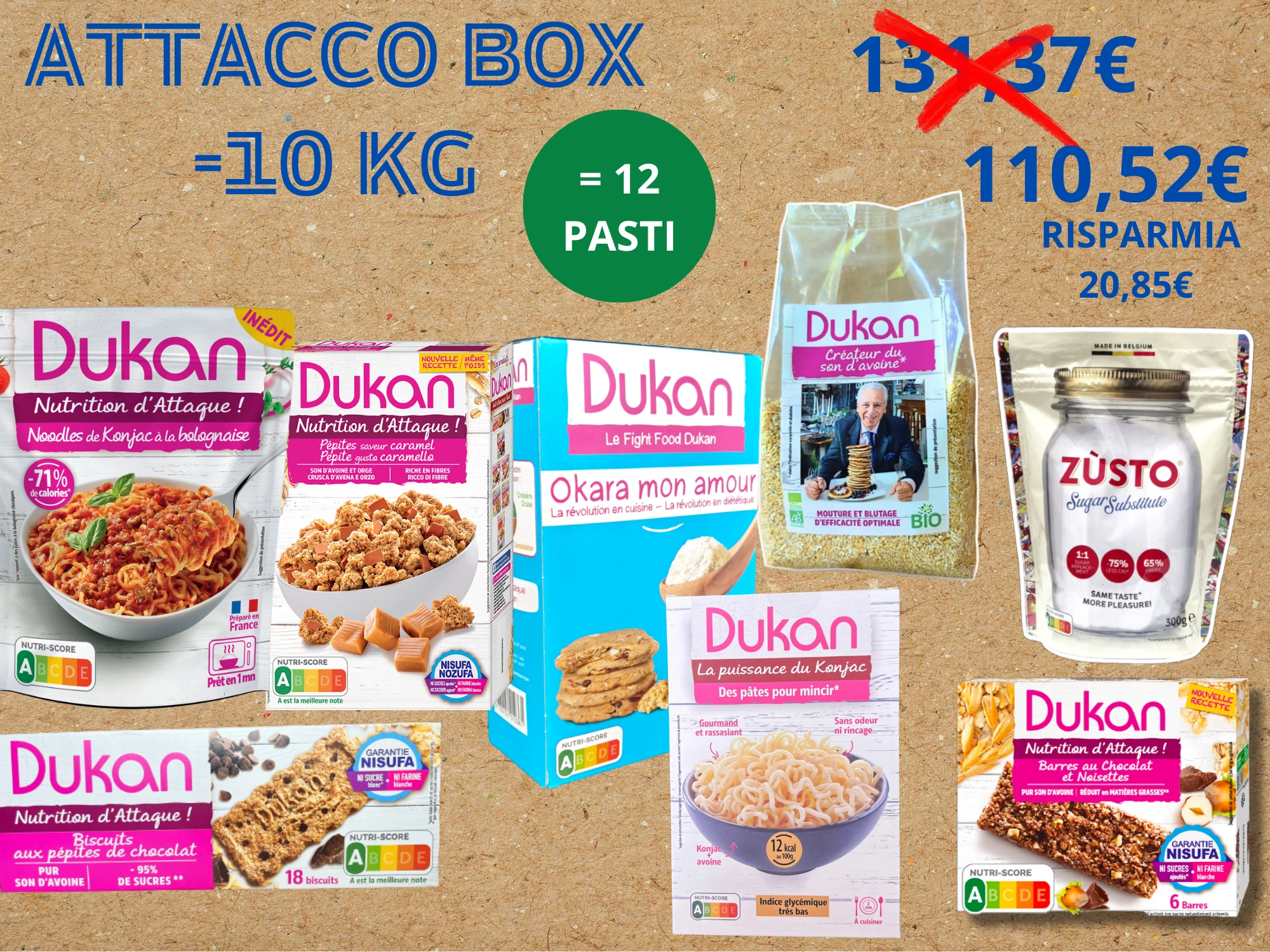 BOX ATTACCO - OBIETTIVO -10 kg