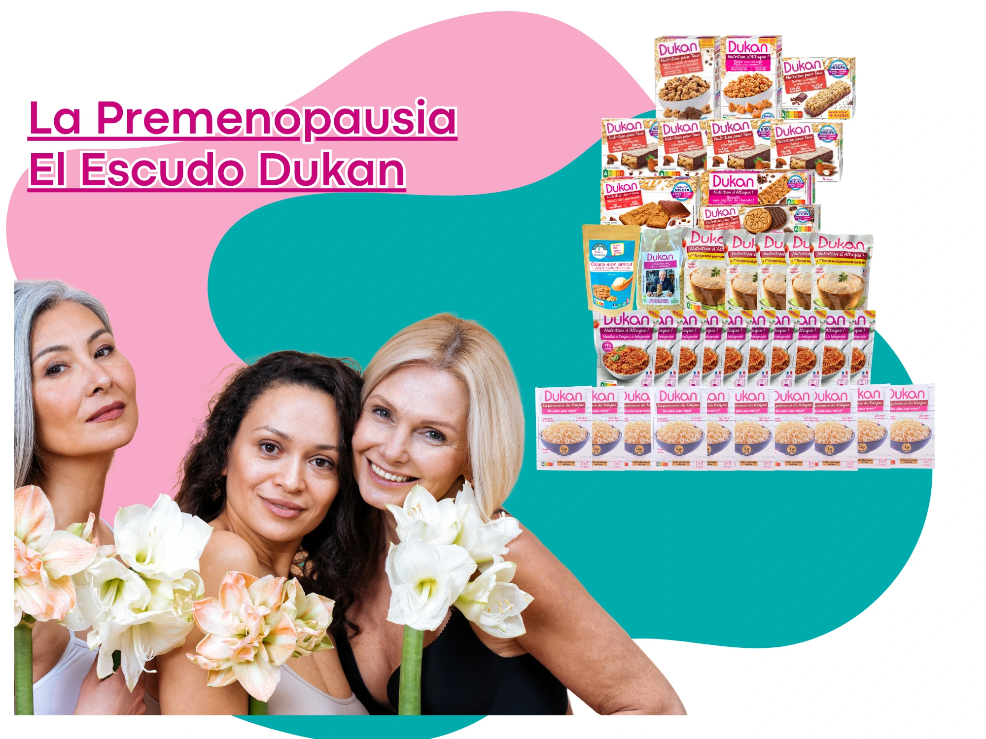 BOX PREMENOPAUSIA Escudo DUKAN : 1 mes