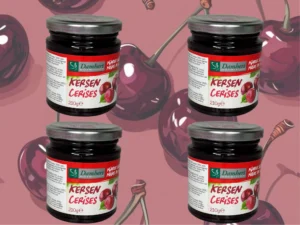 Lotto di 4 preparazione a base di frutta low carb alla ciliegia 210g