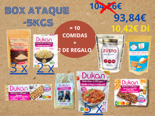 BOX ATAQUE OBJETIVO -5 kg