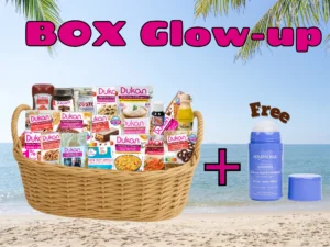 GLOW-UP BOX -6KG By Mélanie + FREE THIGH ROLL-ON