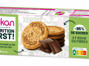Galletas de chocolate con LECHE y semillas de chía. NOVEDAD 2026