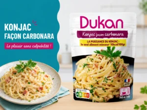 SPAGHETTIS DE KONJAC A LA CARBONARA
