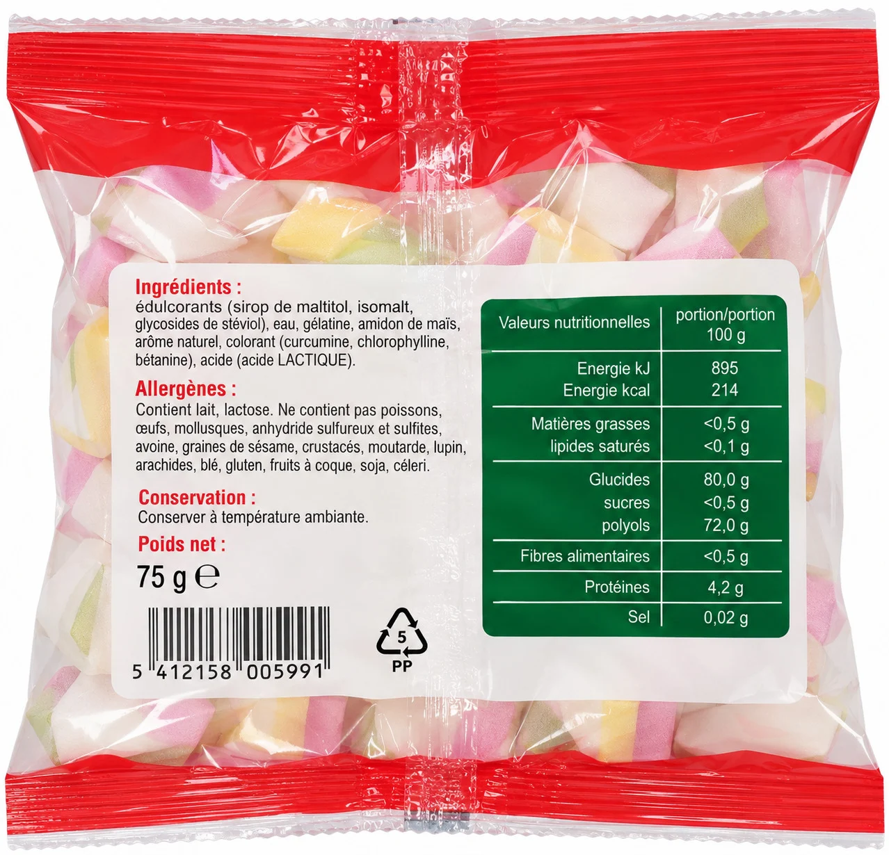 Marshmallows Sans Sucres